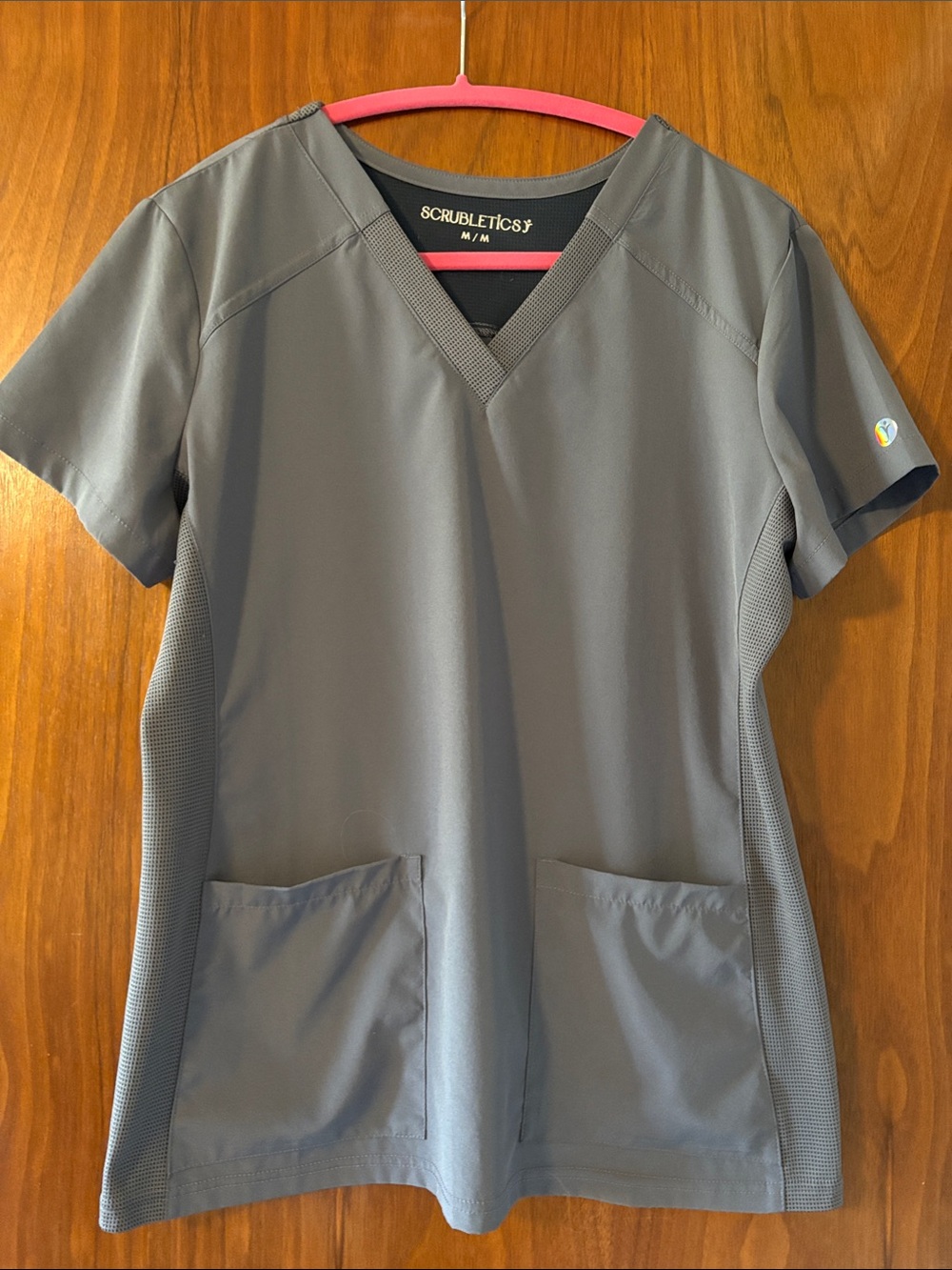 Women’s Gray V-Neck Medical Tunic
